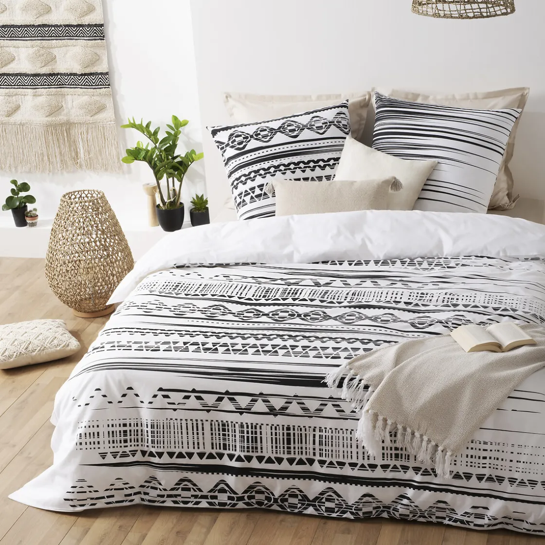 atmosphera Sábanas Y Protectores>Juego funda nórdica y 2 fundas de almohada ETHNIK