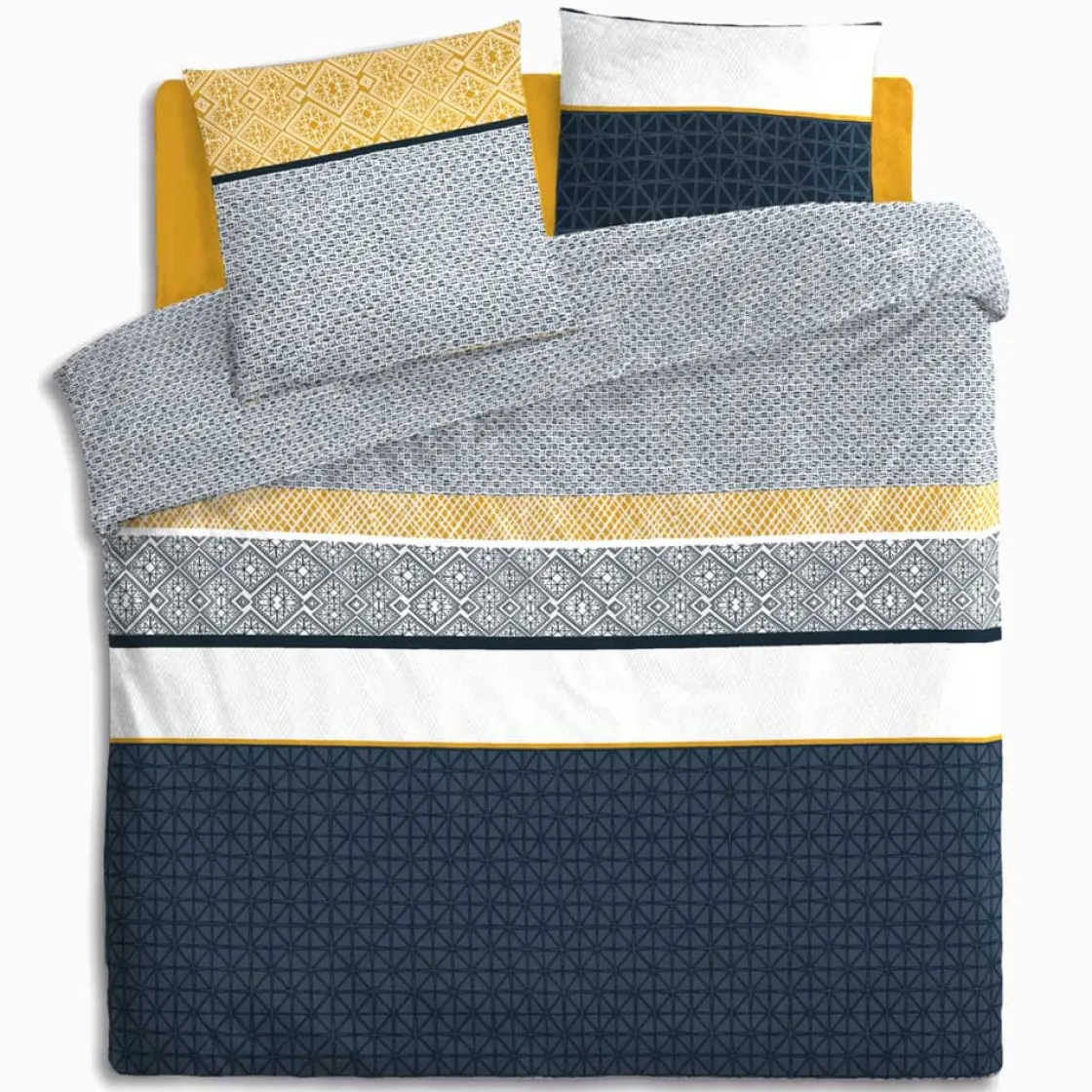 atmosphera Sábanas Y Protectores>Juego funda nórdica y 2 fundas almohadas RAY