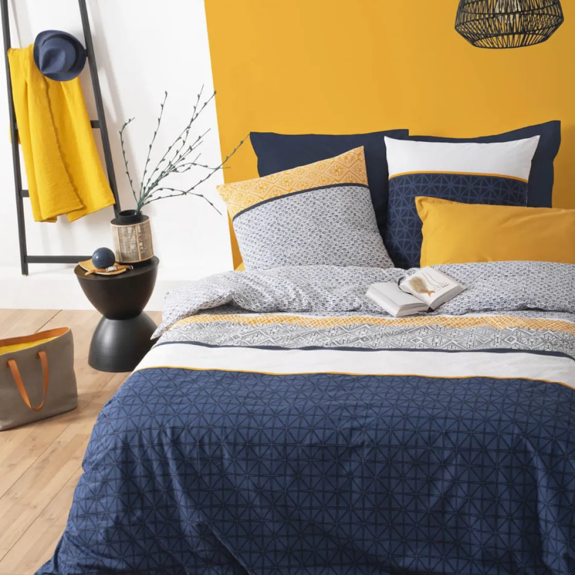 atmosphera Sábanas Y Protectores>Juego funda nórdica y 2 fundas almohadas RAY