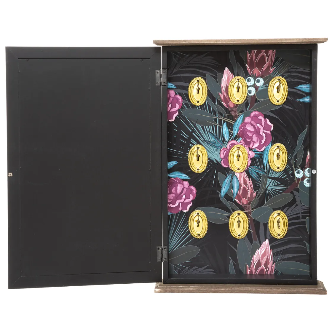 atmosphera Accesorios|Estilo Contemporaneo>Llavero De Pared Flower Mdf 26x38Cm