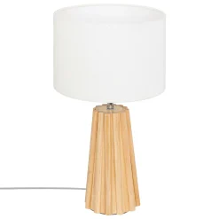 atmosphera Lámparas De Mesa>Lámpara de mesa ADON beige 53cm