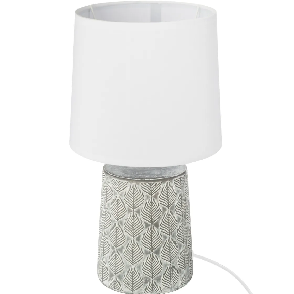 atmosphera Lámparas De Mesa>Lámpara De Mesa Cyril Blanca 35.5Cm