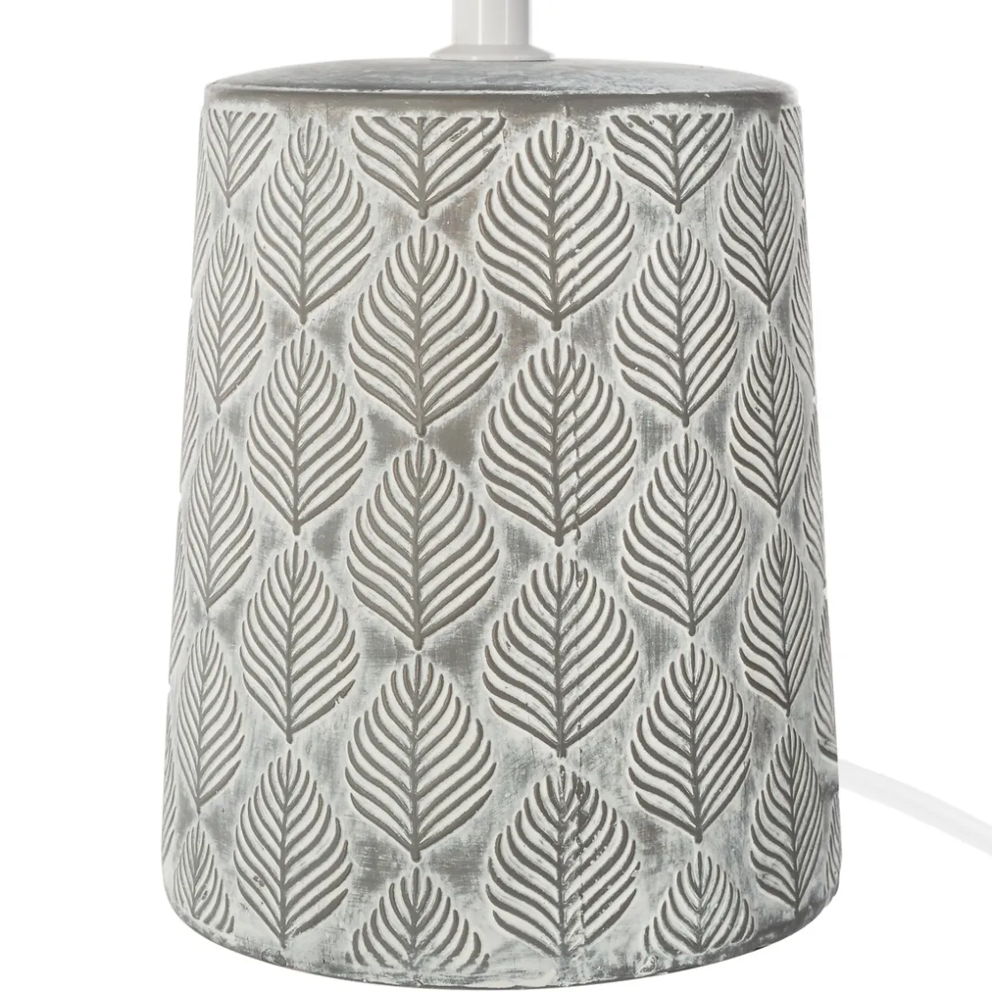 atmosphera Lámparas De Mesa>Lámpara De Mesa Cyril Blanca 35.5Cm