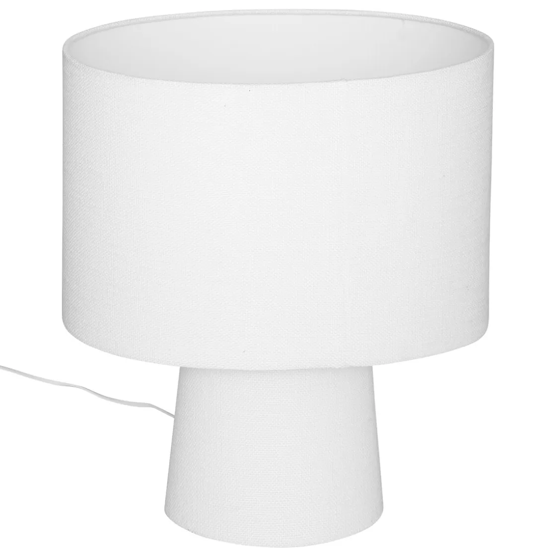 atmosphera Lámparas De Mesa|Estilo Rústico>Lámpara De Mesa Eira Blanca