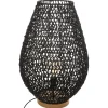 atmosphera Lámparas De Mesa>Lámpara De Mesa Etel Negra 37X55Cm