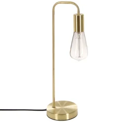 atmosphera Lámparas De Mesa>Lámpara De Mesa Keli Dorada Metal 45Cm