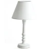 atmosphera Lámparas De Mesa>Lámpara De Mesa Leo Blanca 36Cm