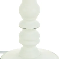 atmosphera Lámparas De Mesa>Lámpara De Mesa Leo Blanca 36Cm