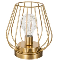 atmosphera Lámparas De Mesa>Lámpara de mesa MADI de metal dorado