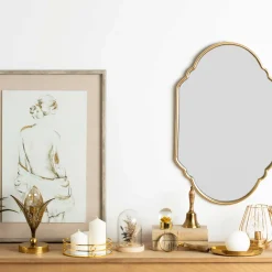 atmosphera Lámparas De Mesa>Lámpara de mesa MADI de metal dorado
