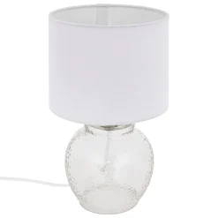 atmosphera Lámparas De Mesa>Lámpara de mesa TEVA transparente de vidrio