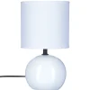 atmosphera Lámparas De Mesa>Lámpara De Mesa Timeo Blanca 25Cm