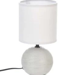 atmosphera Lámparas De Mesa>Lámpara De Mesa Timeo Gris 25Cm