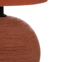 atmosphera Lámparas De Mesa>Lámpara De Mesa Timeo Terracota 25Cm