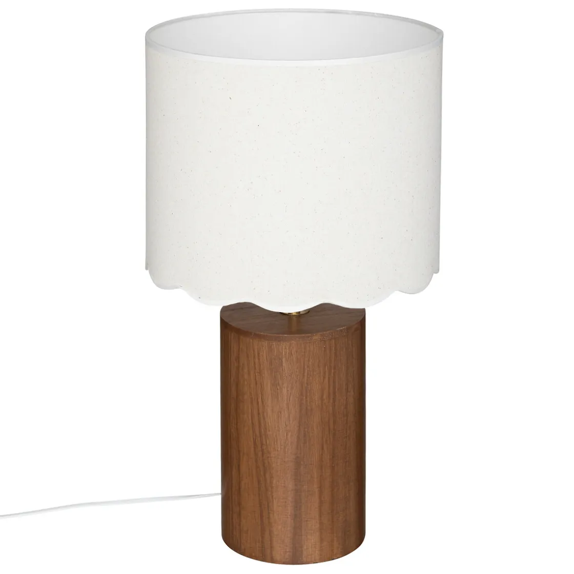 atmosphera Lámparas De Mesa|Estilo Rústico>Lámpara de mesa VANIA marrón de madera 50cm