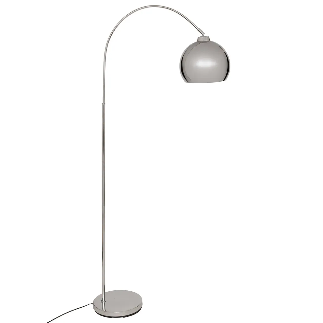 atmosphera Lámparas De Pie>Lámpara de pie FLORIS plata 177cm
