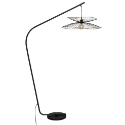 atmosphera Lámparas De Pie>Lámpara De Pie Negro 177cm Alara