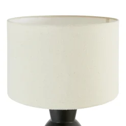 atmosphera Lámparas De Mesa|Estilo Contemporaneo>Lámpara de sobremesa YULIA negra 59cm