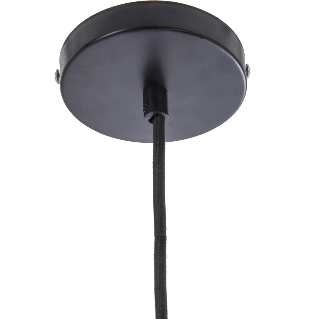 atmosphera Lámparas De Techo>Lámpara De Techo De Ratán Negra 35x25Cm