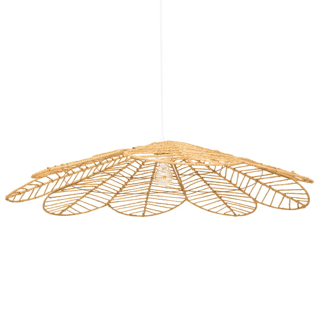 atmosphera Lámparas De Techo>Lámpara De Techo Folk Beige 98Cm