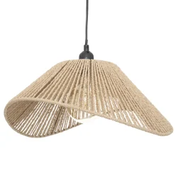 atmosphera Lámparas De Techo>Lámpara de techo MYHA beige de cuerda