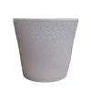 Complementos>Maceta Cerámica Blanca C/Diseño 32x28Cm