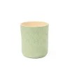 Jarrones Y Vasos>Maceta Cerámica Hojas Verdes 15x17.5Cm