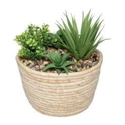 atmosphera Plantas Y Flores Artificiales>Maceta Con Flores Artificiales 19x17Cm