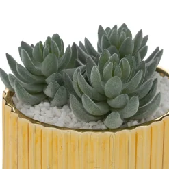 atmosphera Plantas Y Flores Artificiales>Maceta Con Suculenta 14x13.5x14Cm