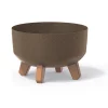 Complementos>Maceta Gracia Low Eco Wood 28.5x17.7Cm