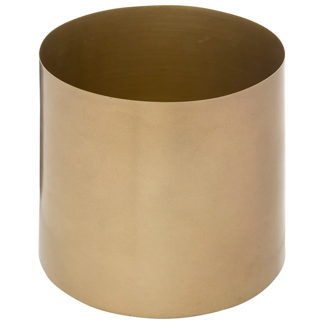 atmosphera Jarrones Y Vasos>Maceta Redonda Metal Tam. 3/3 13x13Cm