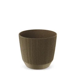 Complementos>Maceta Ryfo Eco Wood Coffee 14.6x12.6Cm