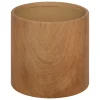 atmosphera Jarrones Y Vasos|Estilo Rústico>Maceta SOA de cerámica efecto madera 13,4cm