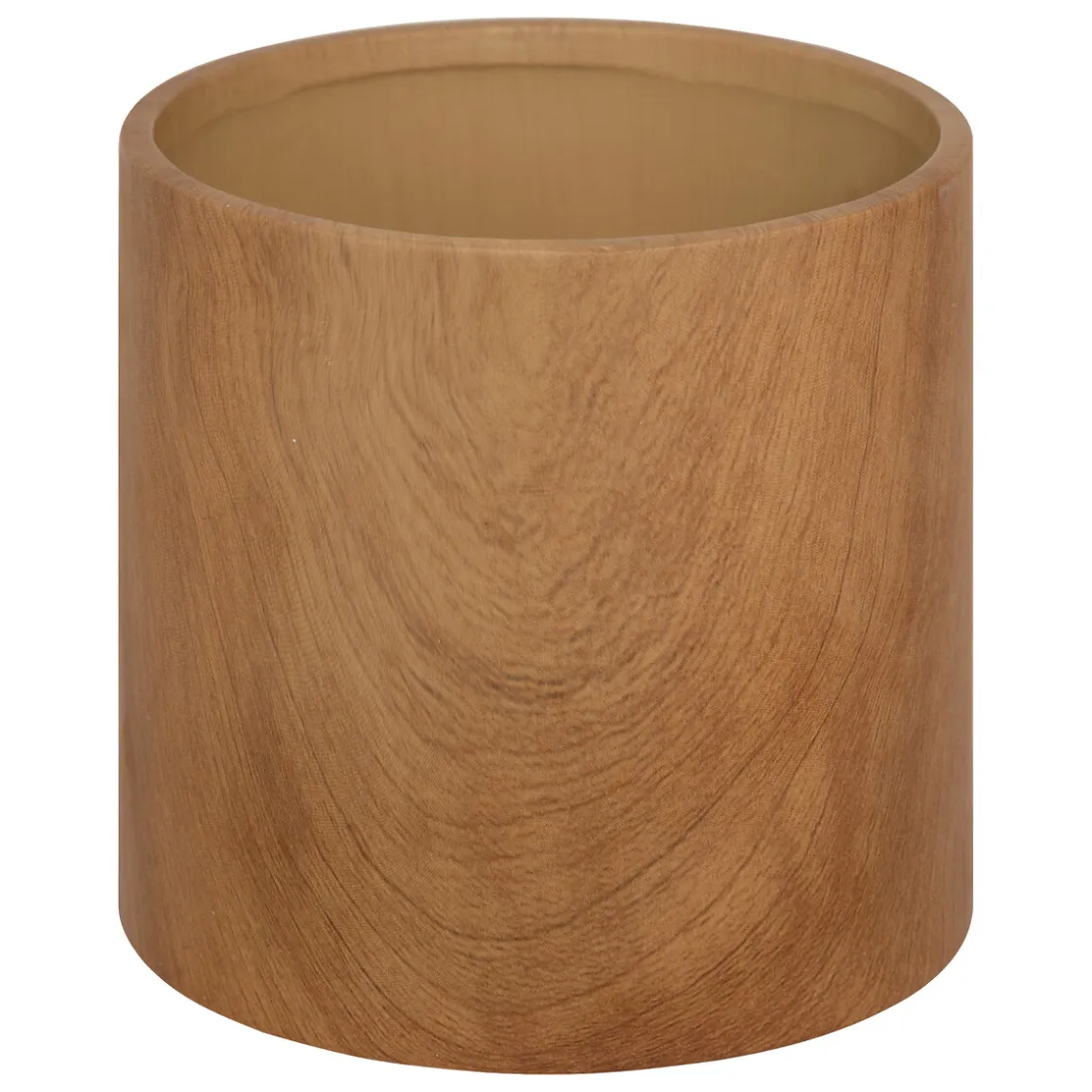 atmosphera Jarrones Y Vasos|Estilo Rústico>Maceta SOA de cerámica efecto madera 13,4cm