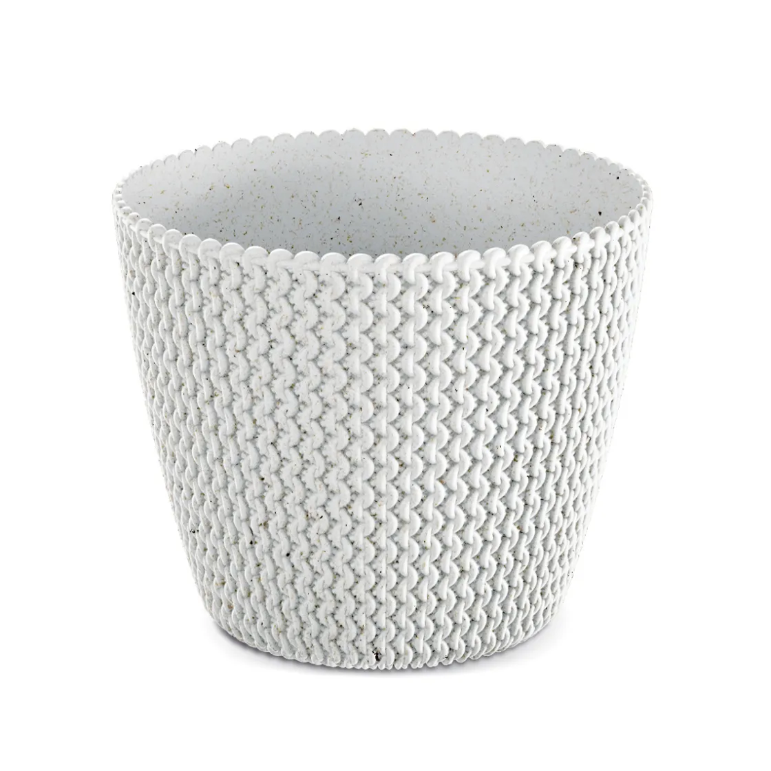 Complementos>Maceta Splofy Eco Wood C/Blanco 22x26Cm