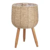 Jarrones Y Vasos>Macetero de fibra natural 39cm