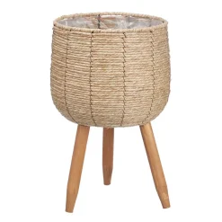 Jarrones Y Vasos>Macetero de fibra natural 56cm
