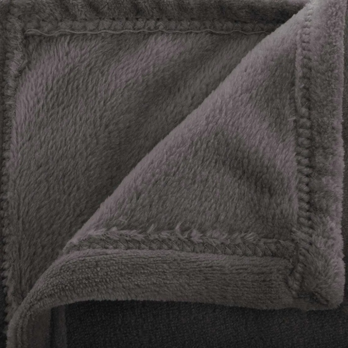 atmosphera Mantas>Manta Coralina Gris Oscuro 130x180Cm