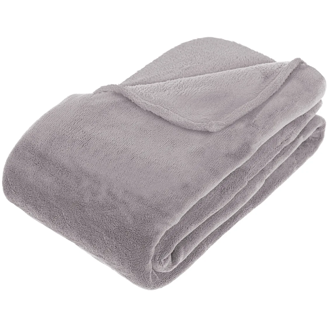 atmosphera Mantas>Manta Microfibra Gris 180x230Cm