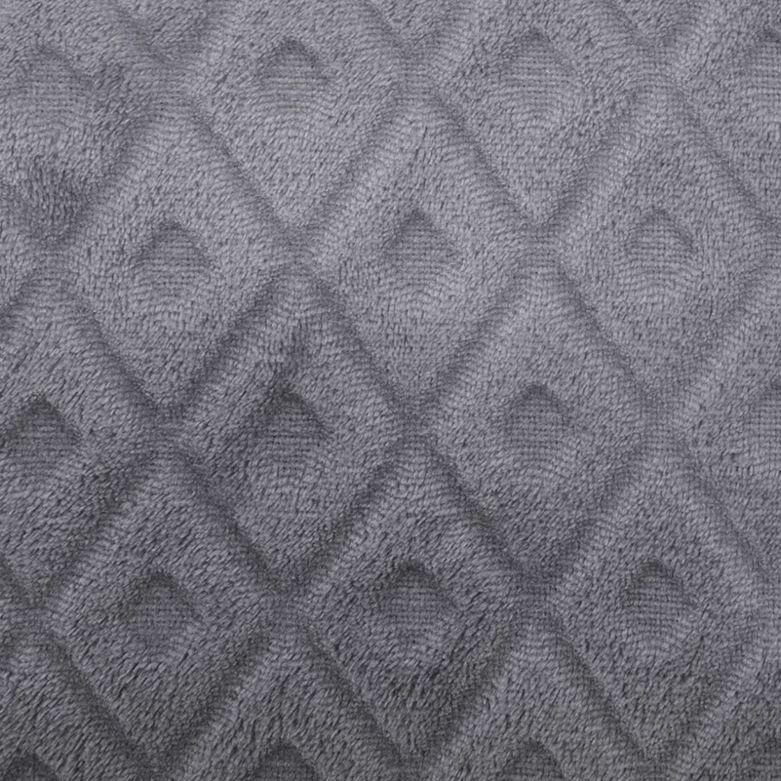 atmosphera Mantas>Manta Rombos 3D Gris 125x150Cm