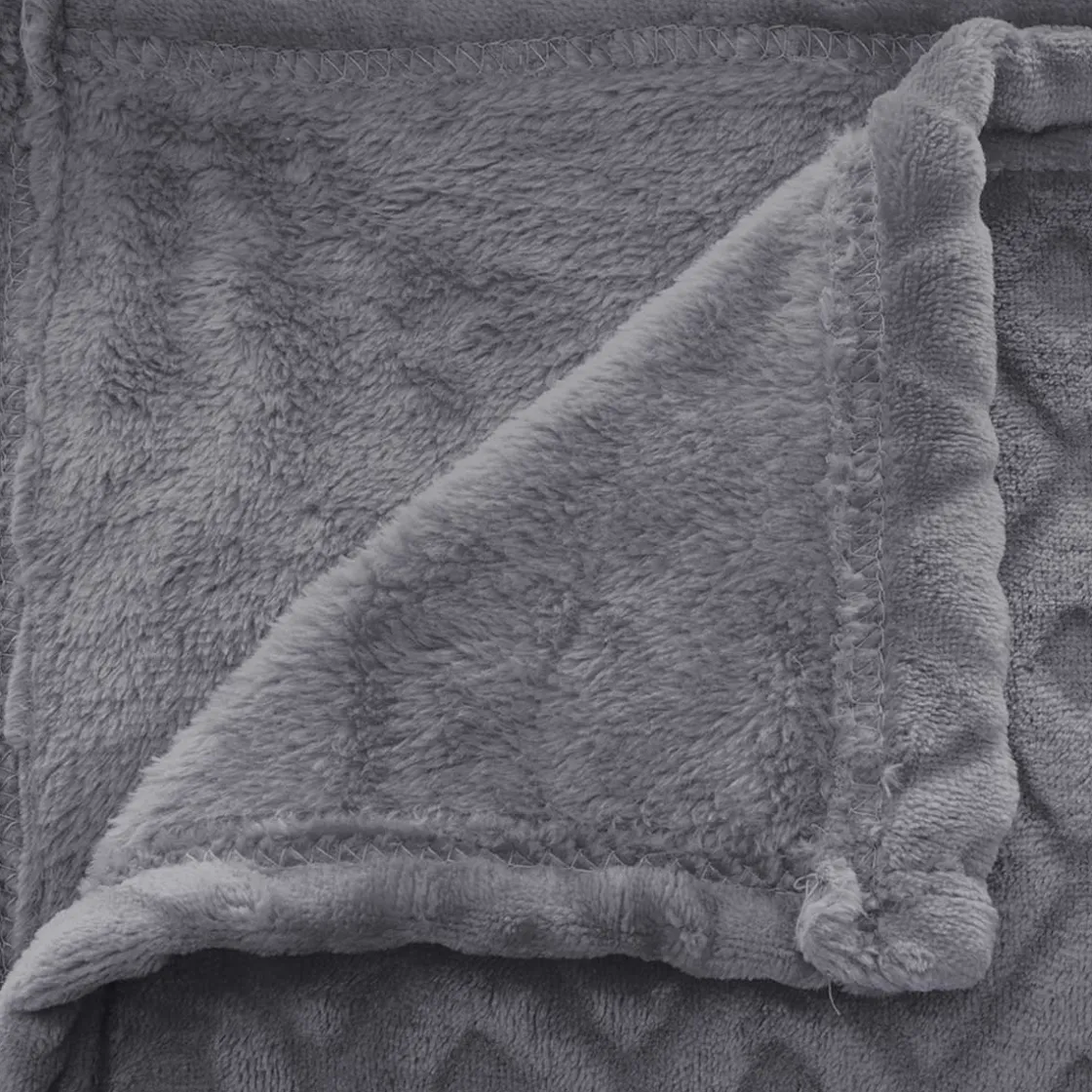 atmosphera Mantas>Manta Rombos 3D Gris 180x230Cm