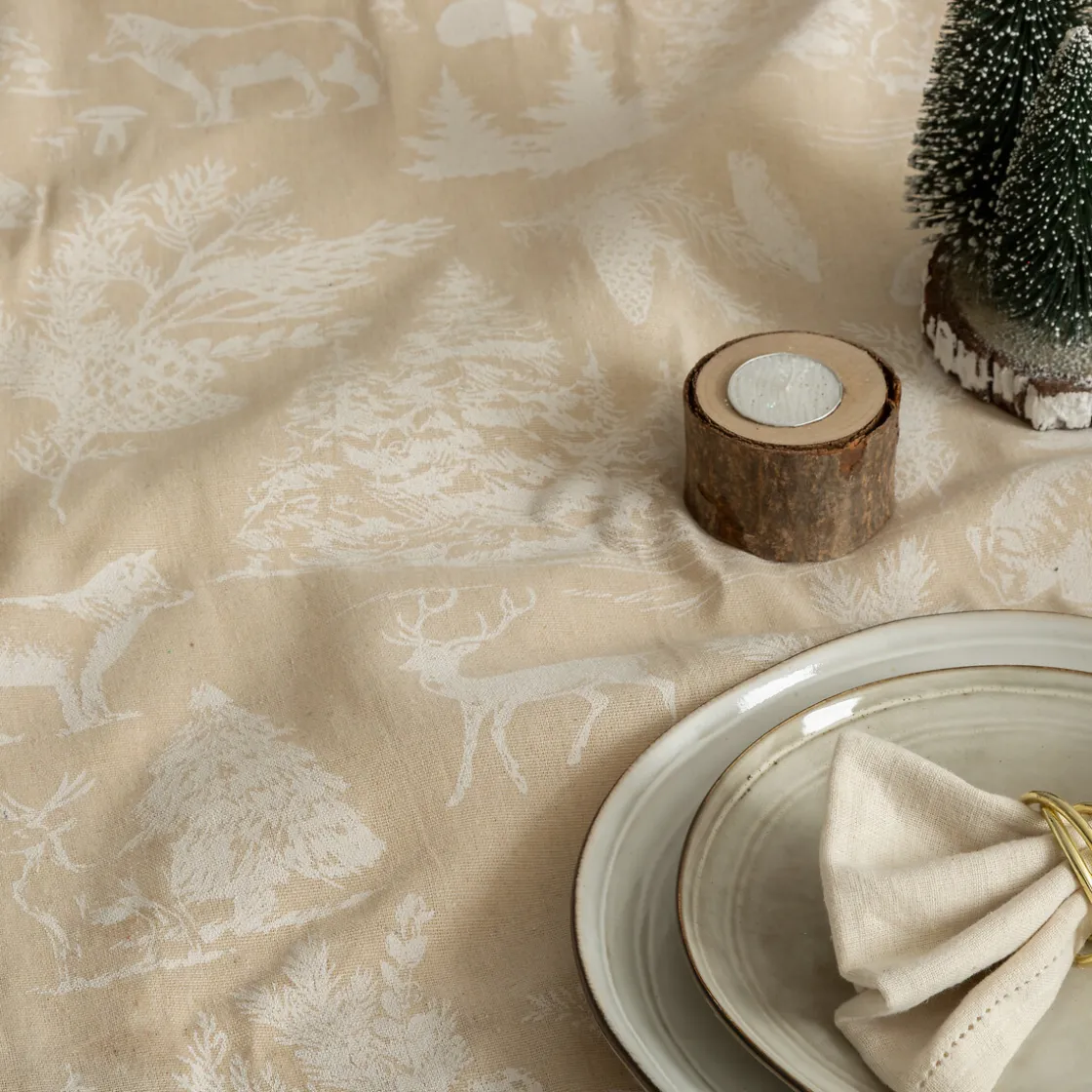 Textil De Cocina>Mantel con animales 140x360cm