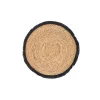 Manteles, Servilletas Y Manteles Individuales>Mantel individual con flecos negro 38cm