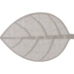secret d'gourmet Manteles, Servilletas Y Manteles Individuales>Mantel Individual Hoja Gris 50x33Cm