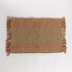hôma Manteles, Servilletas Y Manteles Individuales>Mantel individual MIRAGE marrón 33x48cm