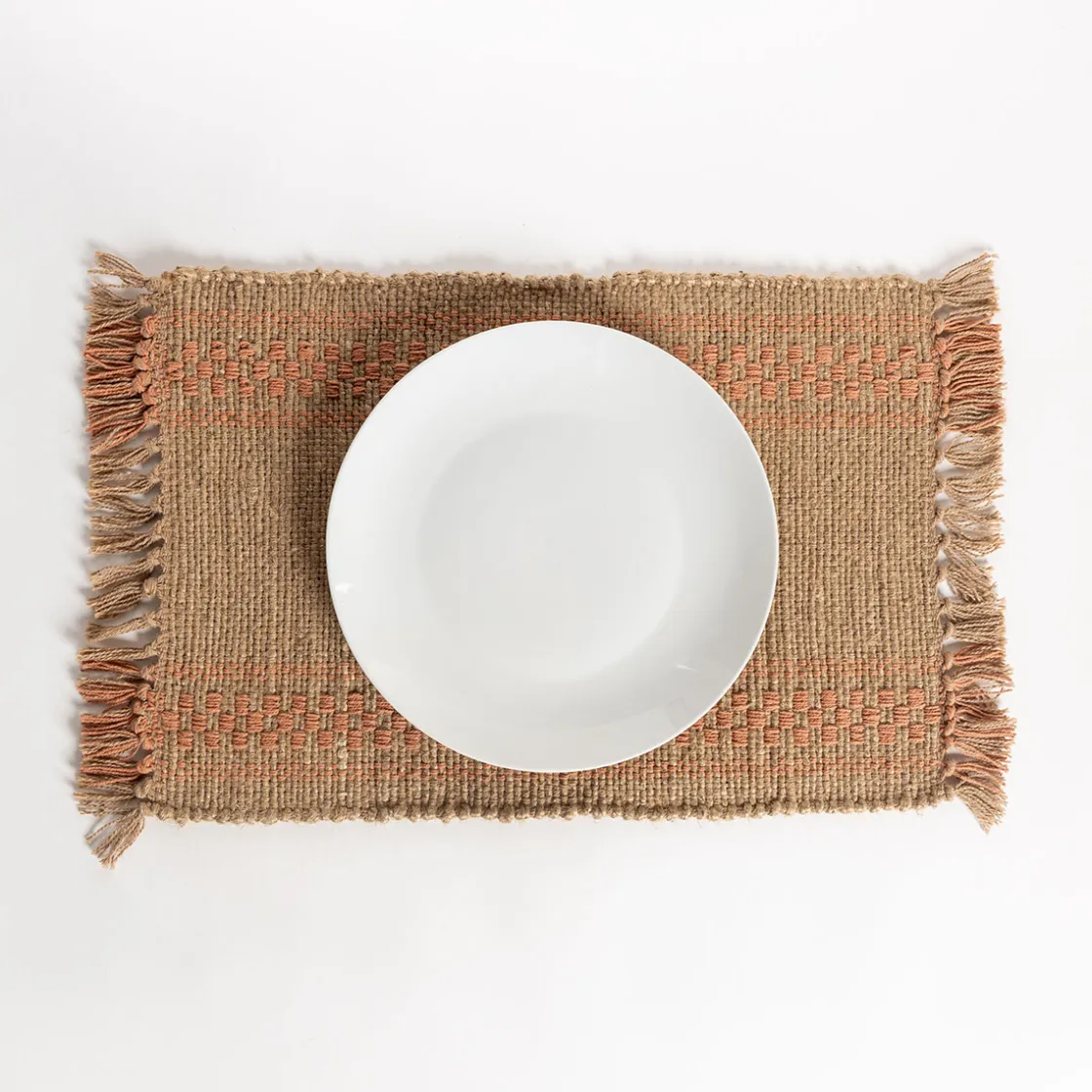 hôma Manteles, Servilletas Y Manteles Individuales>Mantel individual MIRAGE marrón 33x48cm