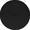 secret d'gourmet Manteles, Servilletas Y Manteles Individuales>Mantel individual redondo negro TEXALINE 38cm