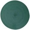 secret d'gourmet Manteles, Servilletas Y Manteles Individuales>Mantel individual TEXALINE redondo verde esmeralda