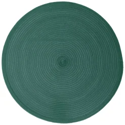 secret d'gourmet Manteles, Servilletas Y Manteles Individuales>Mantel individual TEXALINE redondo verde esmeralda
