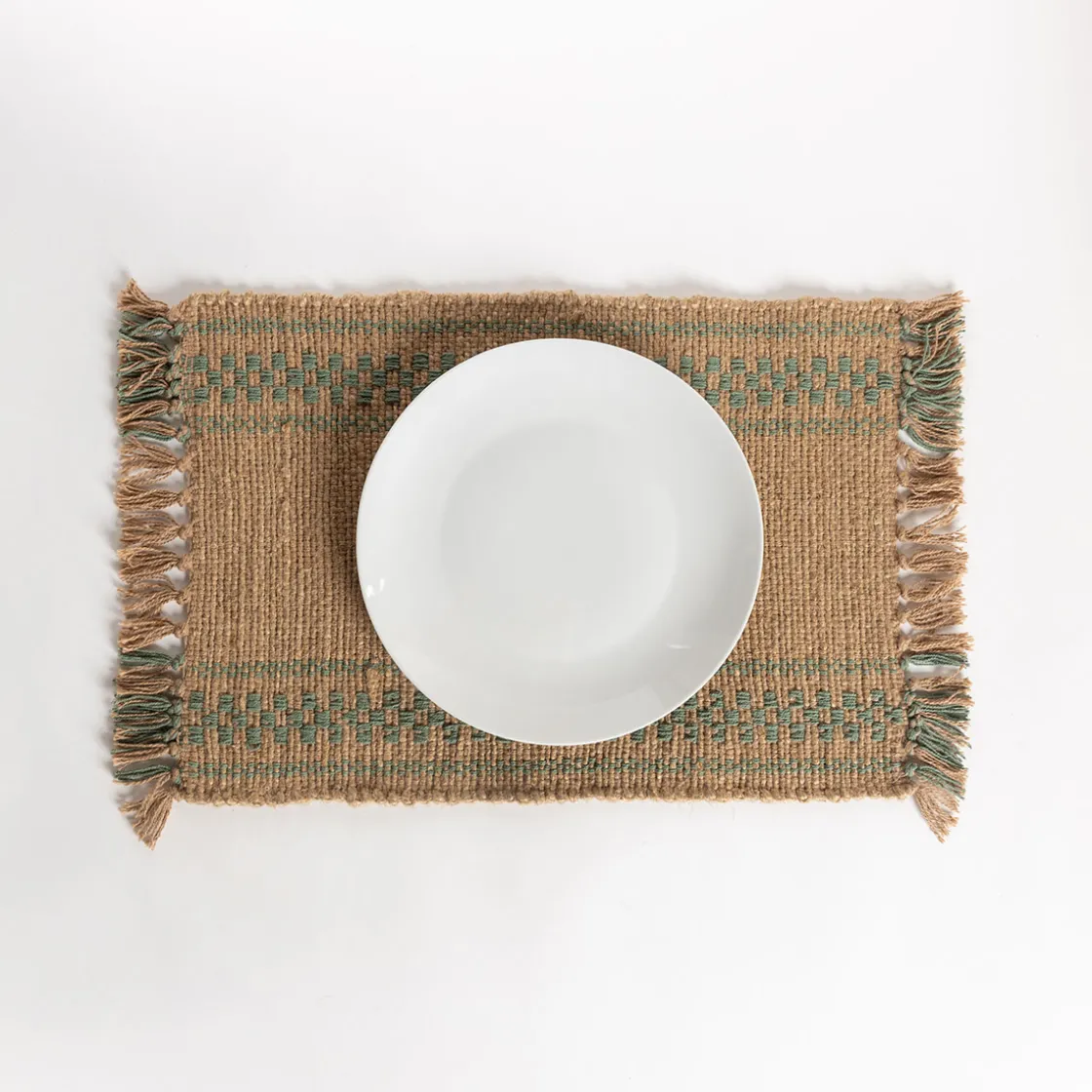 hôma Manteles, Servilletas Y Manteles Individuales>Mantel indivudal MIRAGE verde 33x48cm